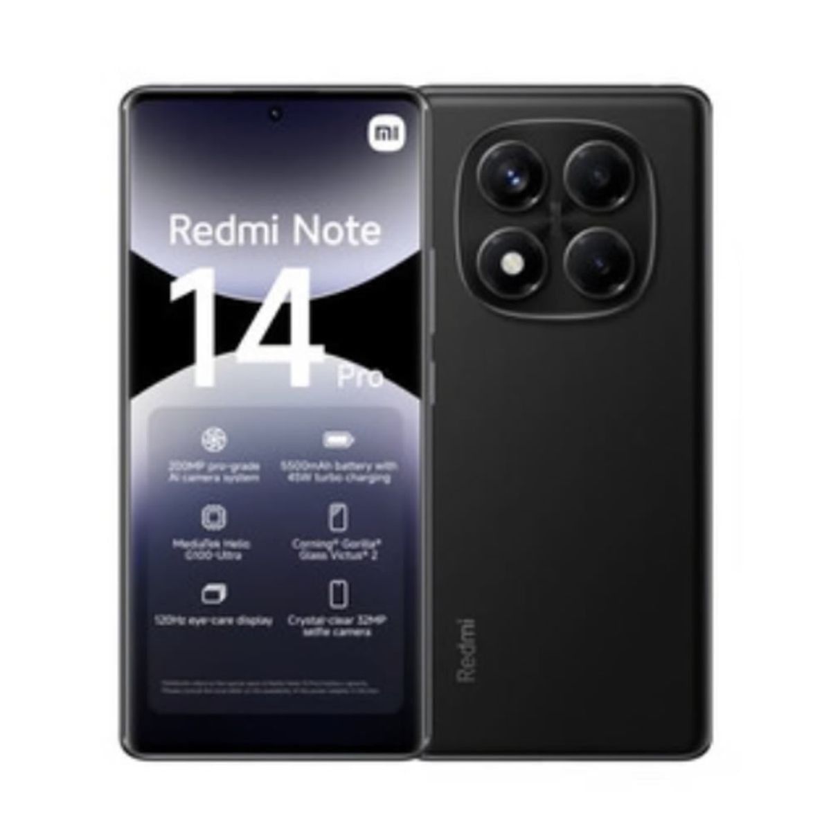 XIAOMI - Xiaomi Redmi Note 14 Pro Ram 8Gb 256Gb Negro - CAJA SELLADA