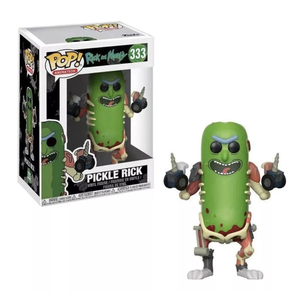 FUNKO - Rick Pepinillo Funko Pop 333 Rick y Morty Original