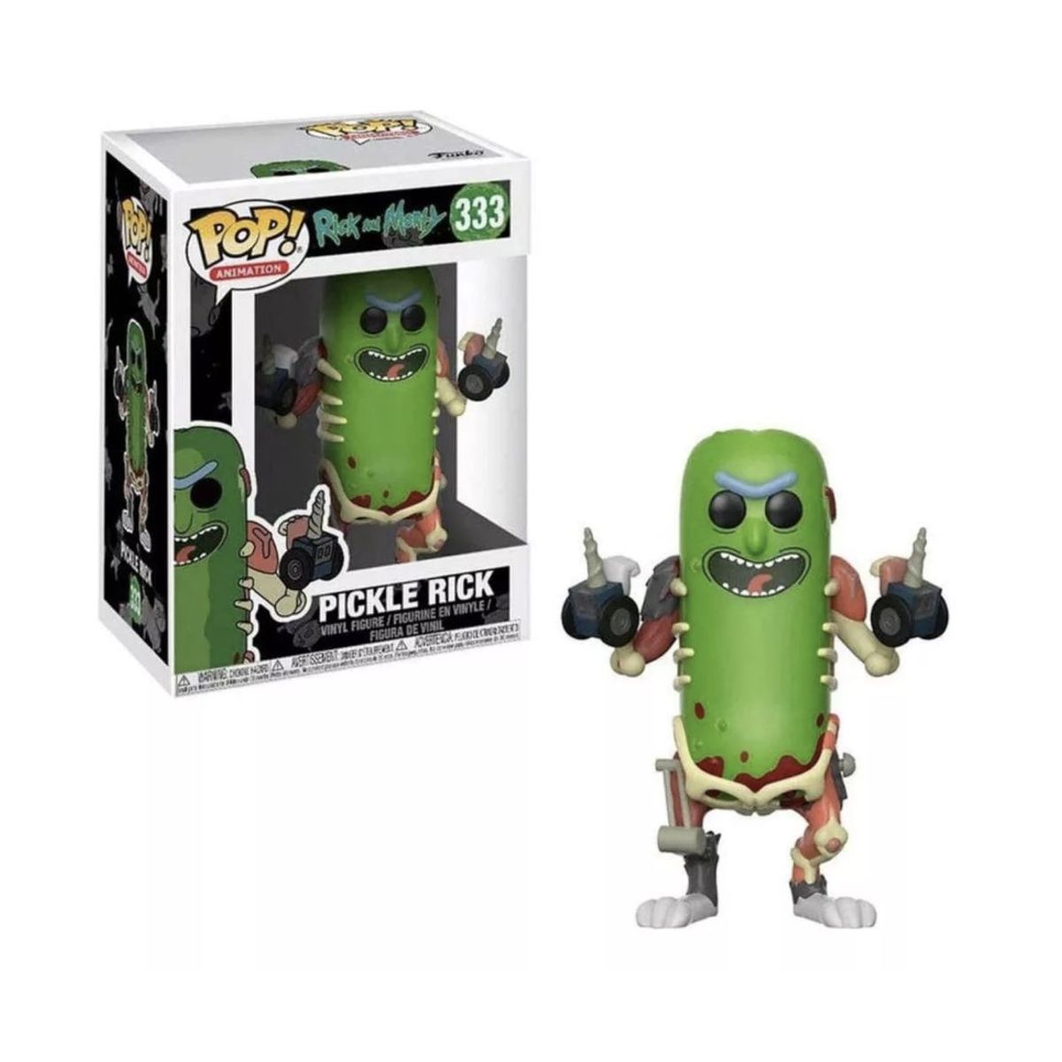 FUNKO - Rick Pepinillo Funko Pop 333 Rick y Morty Original