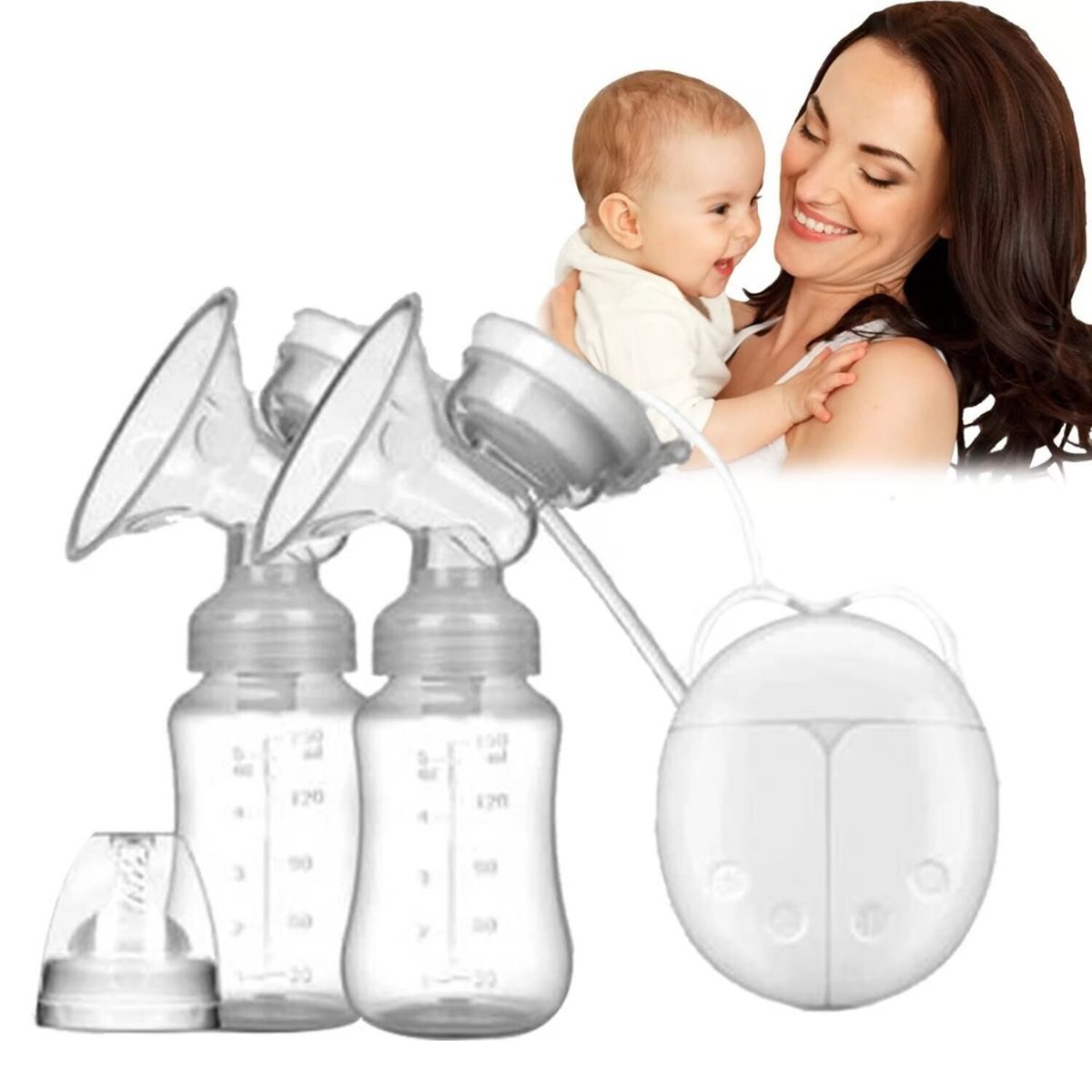 GENERICO - Extractor Doble de Leche Materna Bebe