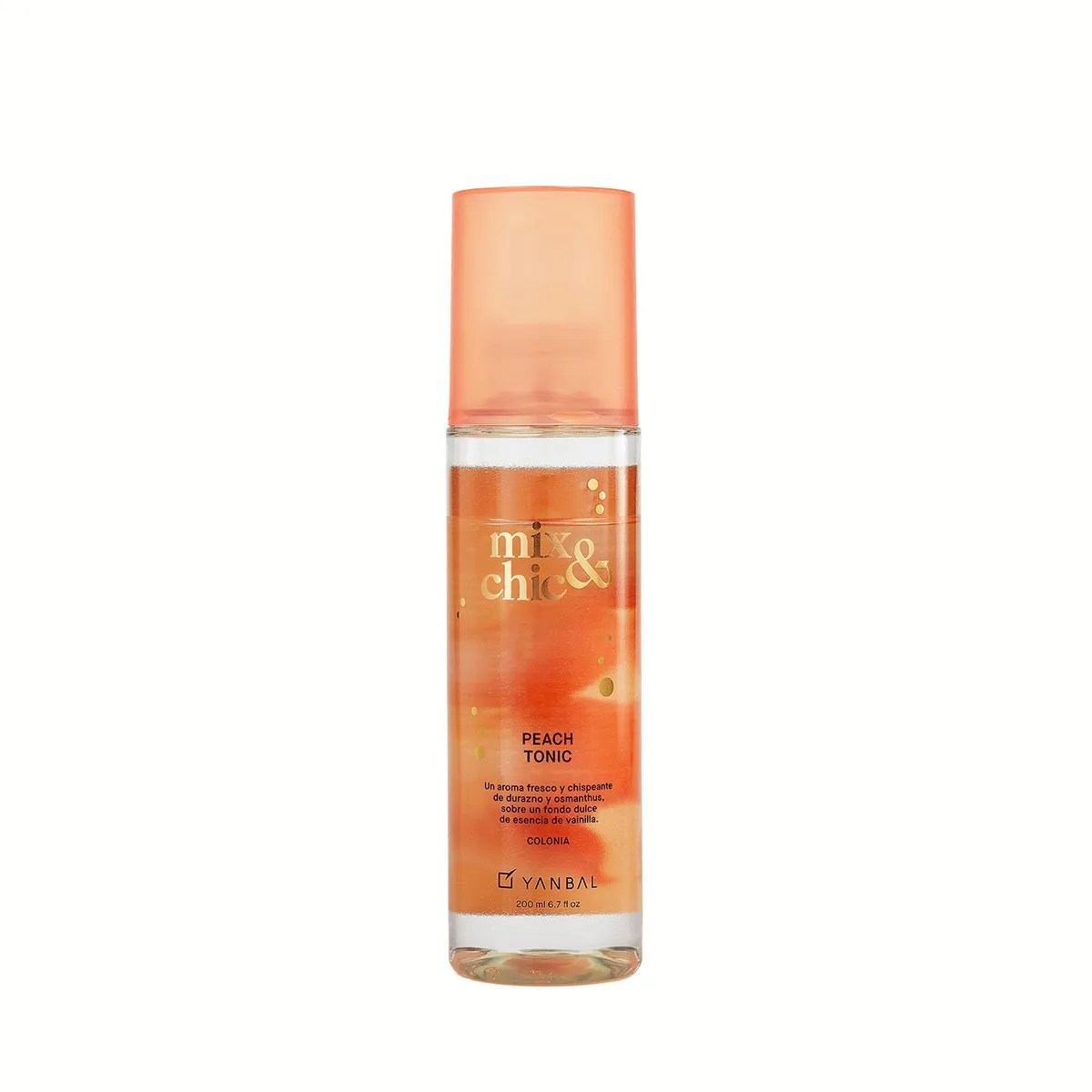 YANBAL - Mix Chic Peach Tonic Colonia de Mujer 200 ml Yanbal