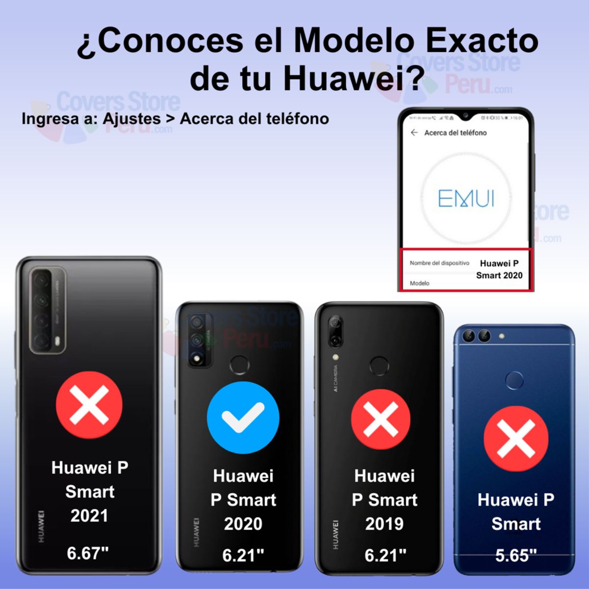 GENERICO - Funda para Huawei P Smart 2020 Ahumado Mate Rojo Antishock Resistente