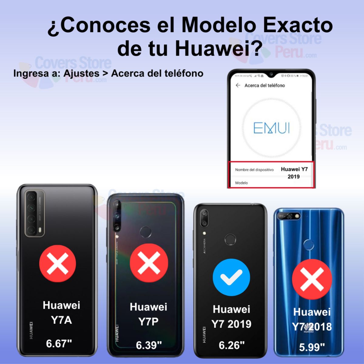 GENERICO - Funda Case para Huawei Y7 2019 Ahumado Mate Rojo Antishock Resistente