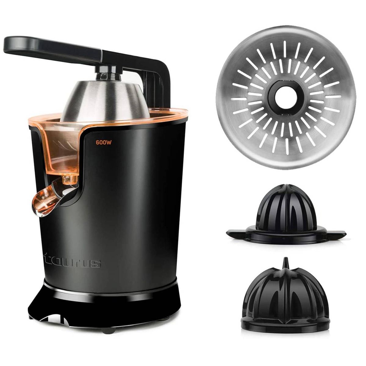 TAURUS - Exprimidor Taurus EASY PRESS 600 Negro