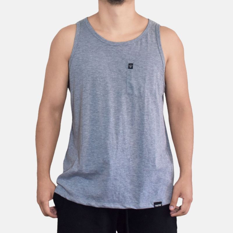 YONISTERS CLOTHING - Bividi Básico de Algodón con Bolsillo Yonisters Clothing Melange