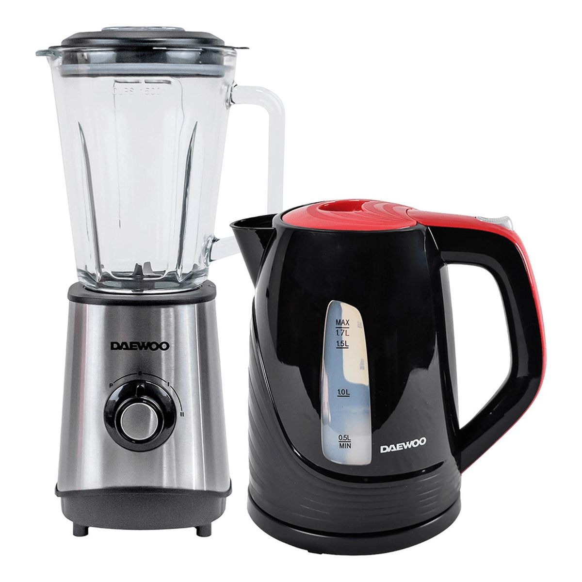DAEWOO - Combo Daewoo Licuadora  1.5L+Hervidor  1.7
