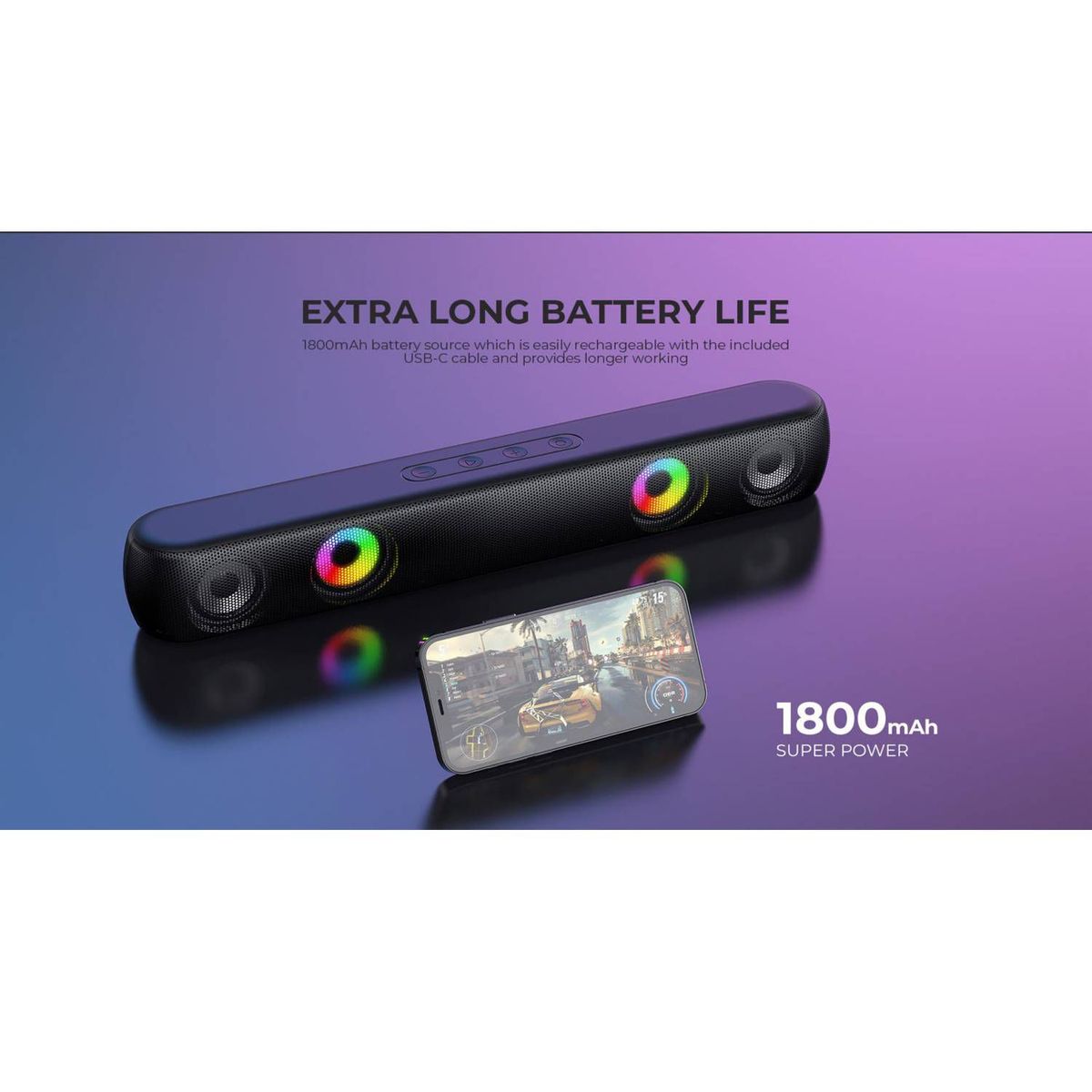 HAVIT - Soundbar Havit Bluetooth SK854BT 10W