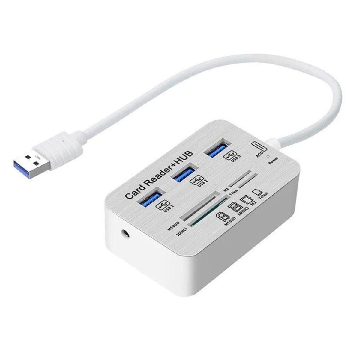 GENERICO - Adaptador Múltiple USB  todo en 1