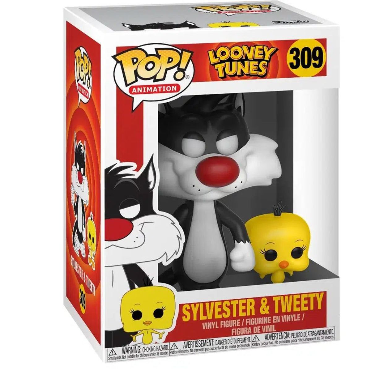 FUNKO - Funko Pop Animation Looney Tunes - Sylvester & Tweety 309