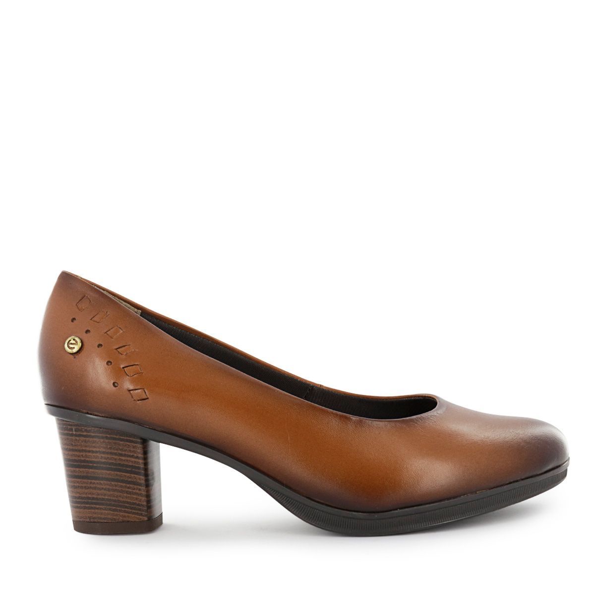 ECCO - Zapatos de Vestir PumpReina Mujer Ecco Lizzie02 Toffee Cuero Natural