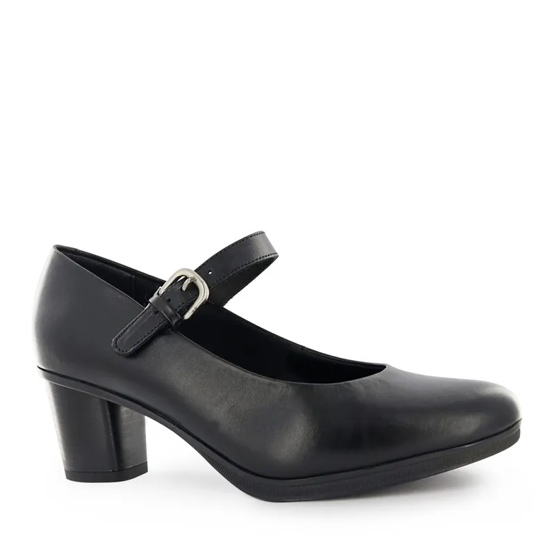 ECCO - Zapatos de Vestir Mary Jane Mujer Ecco Lizzie03 Negro Cuero Natural