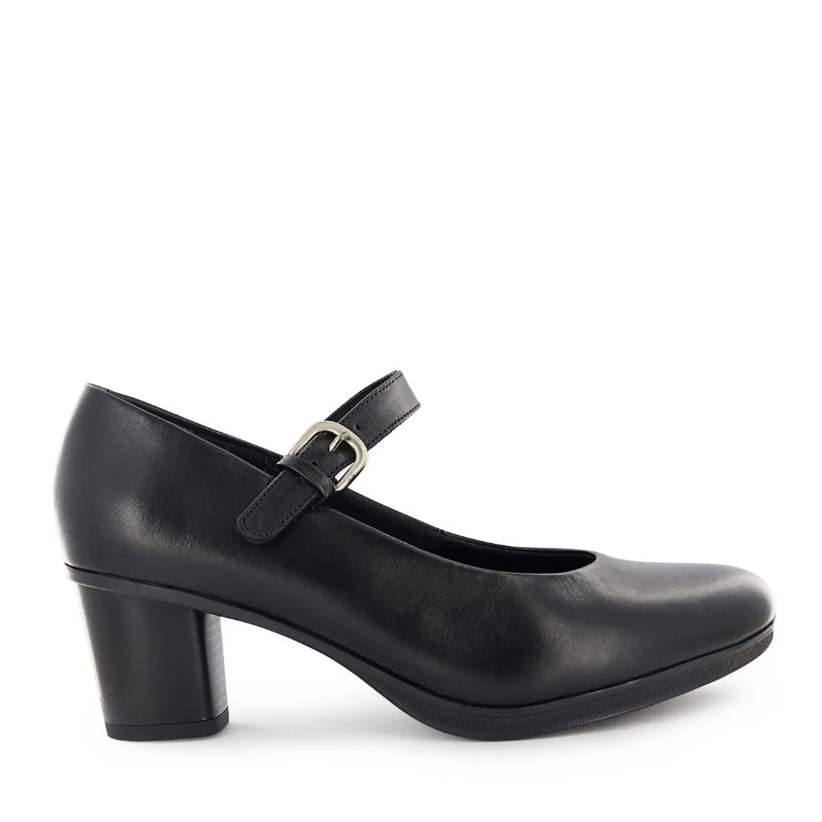 ECCO - Zapatos de Vestir Mary Jane Mujer Ecco Lizzie03 Negro Cuero Natural