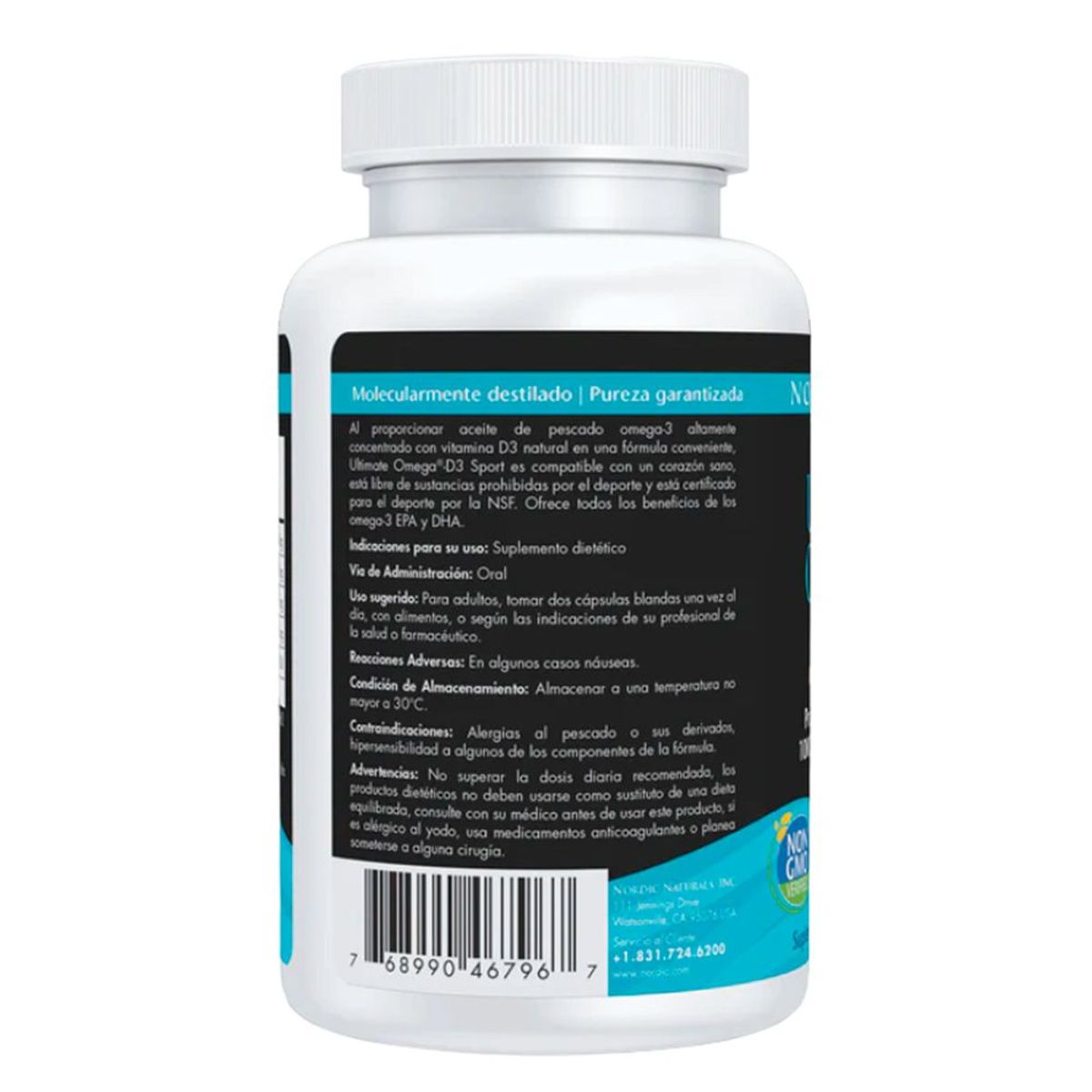 NORDIC - Ultimate Omega Sport D3 Nordic Naturals 60 Caps Blandas