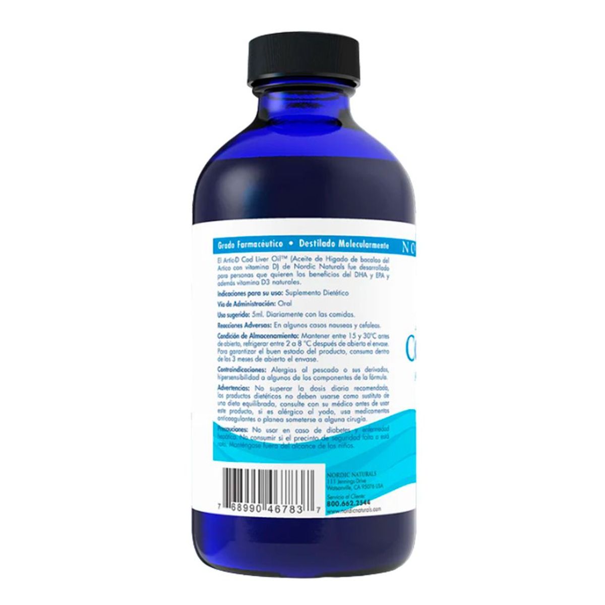 NORDIC - Aceite De Higado De Bacalao Arctic D Omega 3 237Ml
