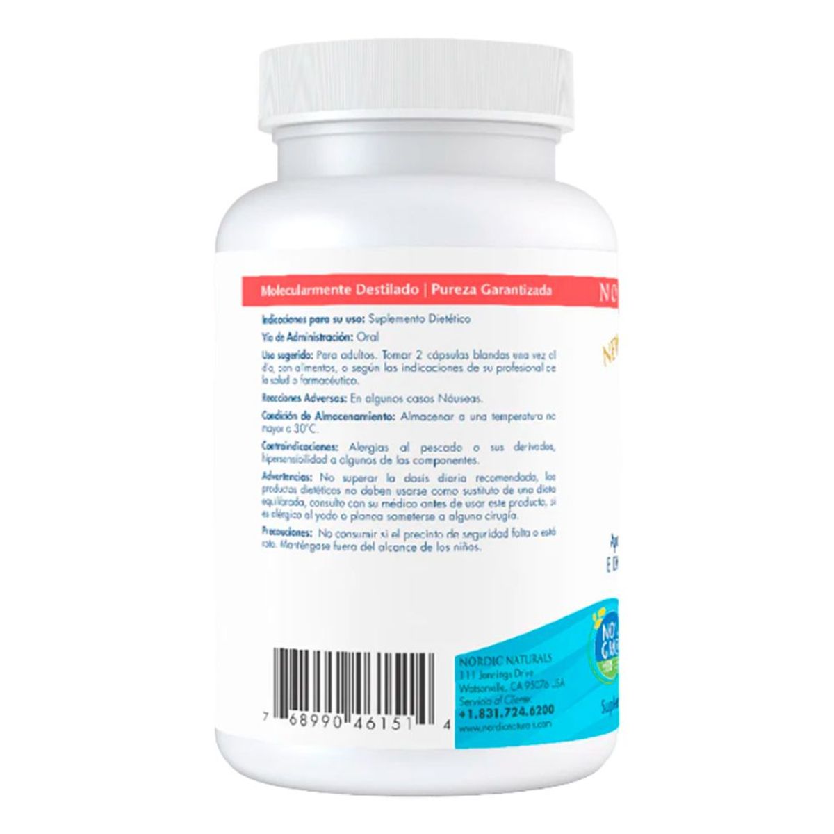 GENERICO - New Dha Xtra Omega 3 Nordic Naturals 90 Caps Blandas