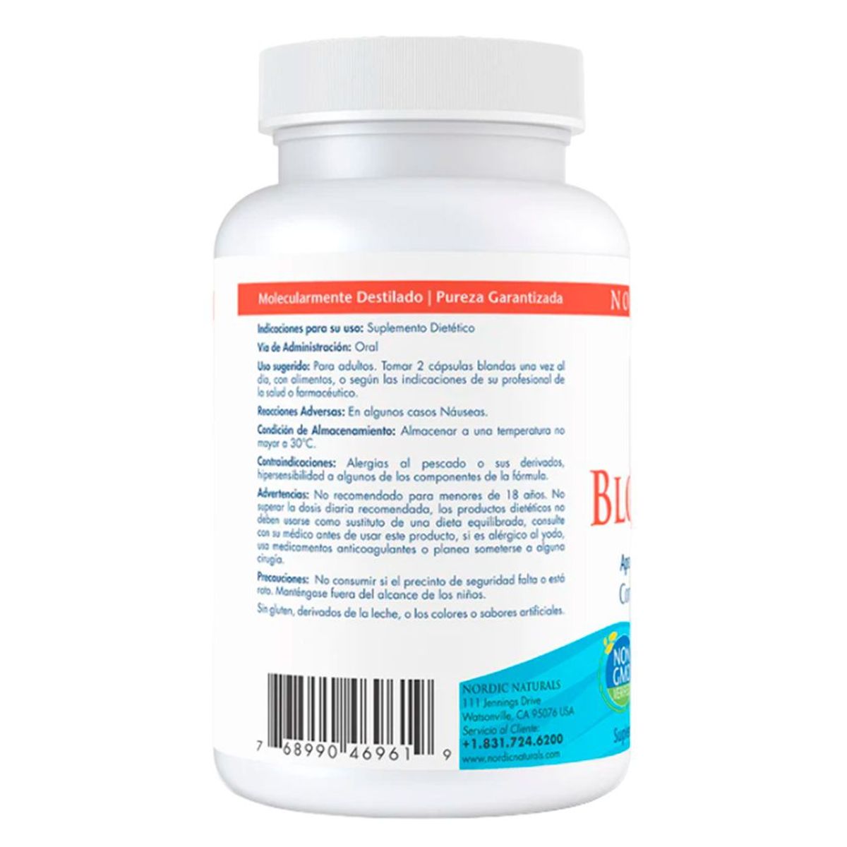 GENERICO - Omega Blood Sugar Nordic Naturals 60 Caps Blandas