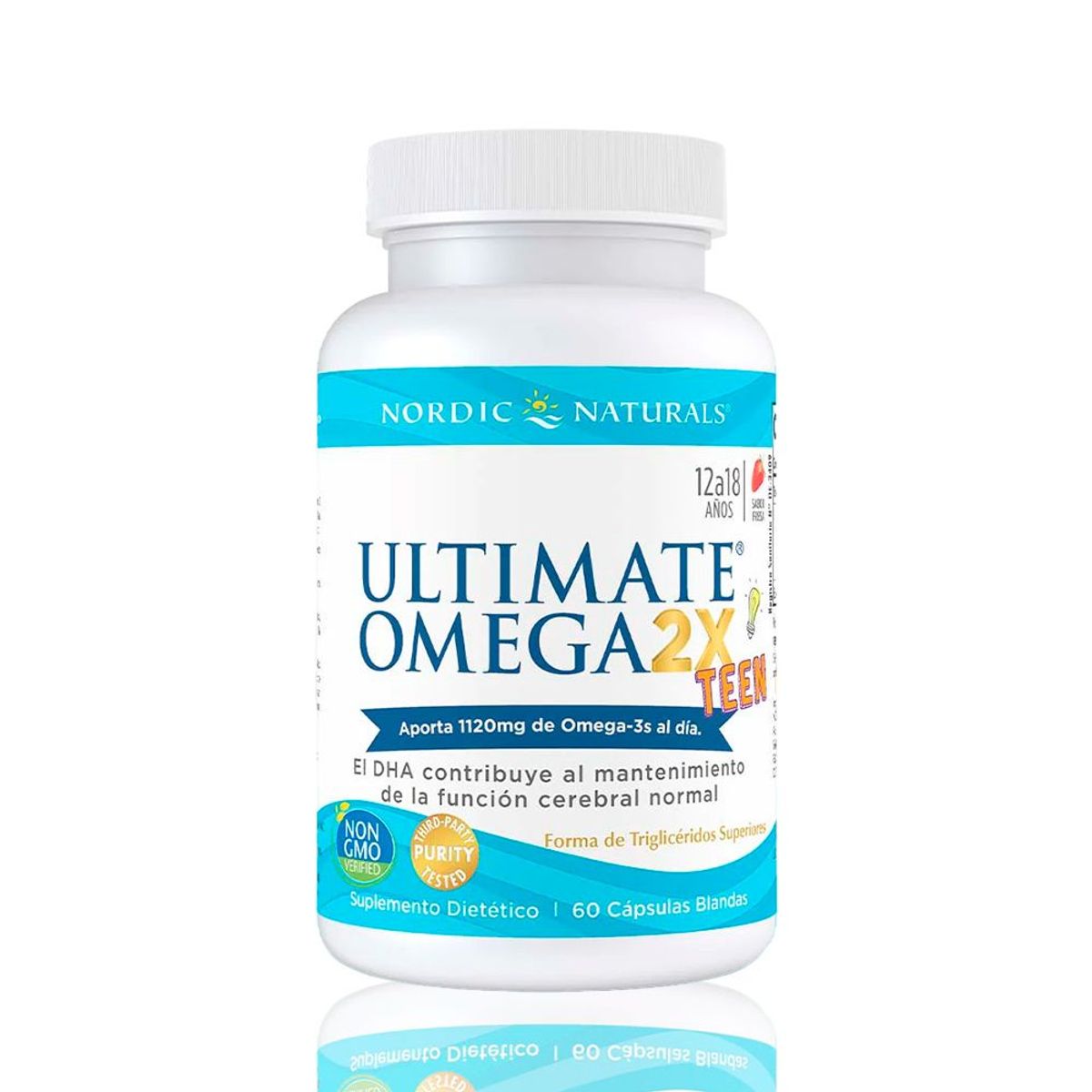 NORDIC - Ultimate Omega 2X Teen Nordic Naturals 60 Caps Blandas