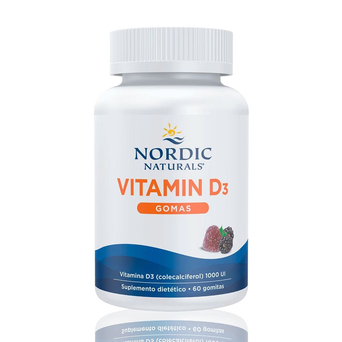NORDIC - Vitamina D3 Nordic Naturals 120 Gomitas