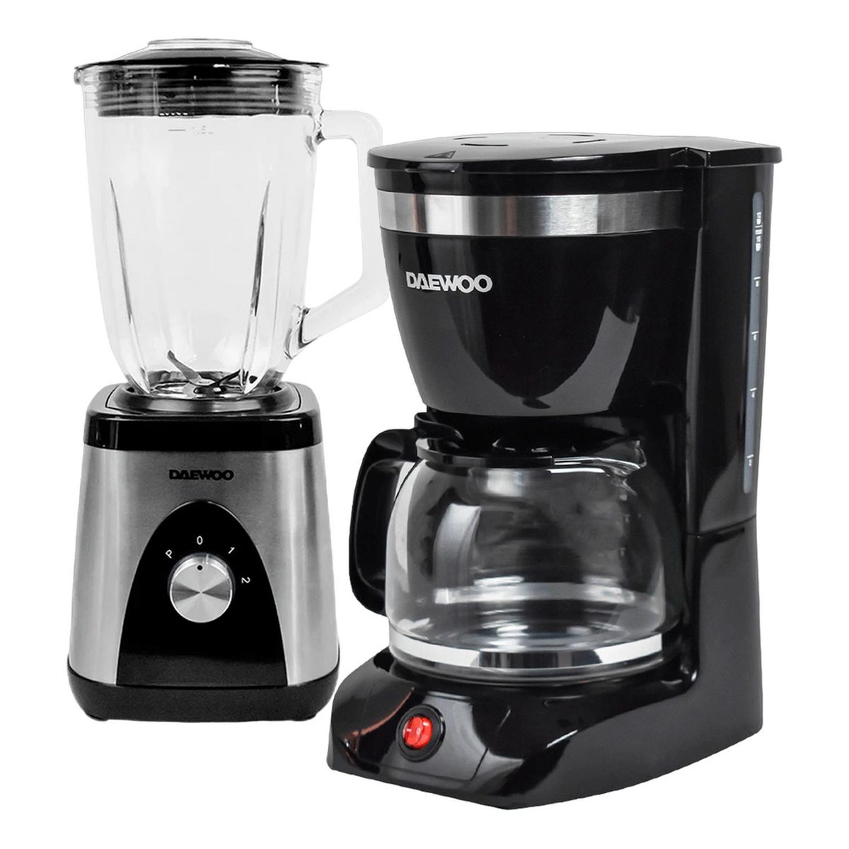 DAEWOO - Combo Daewoo Licuadora  1.5L  + Cafetera 12 tazas  1.25L