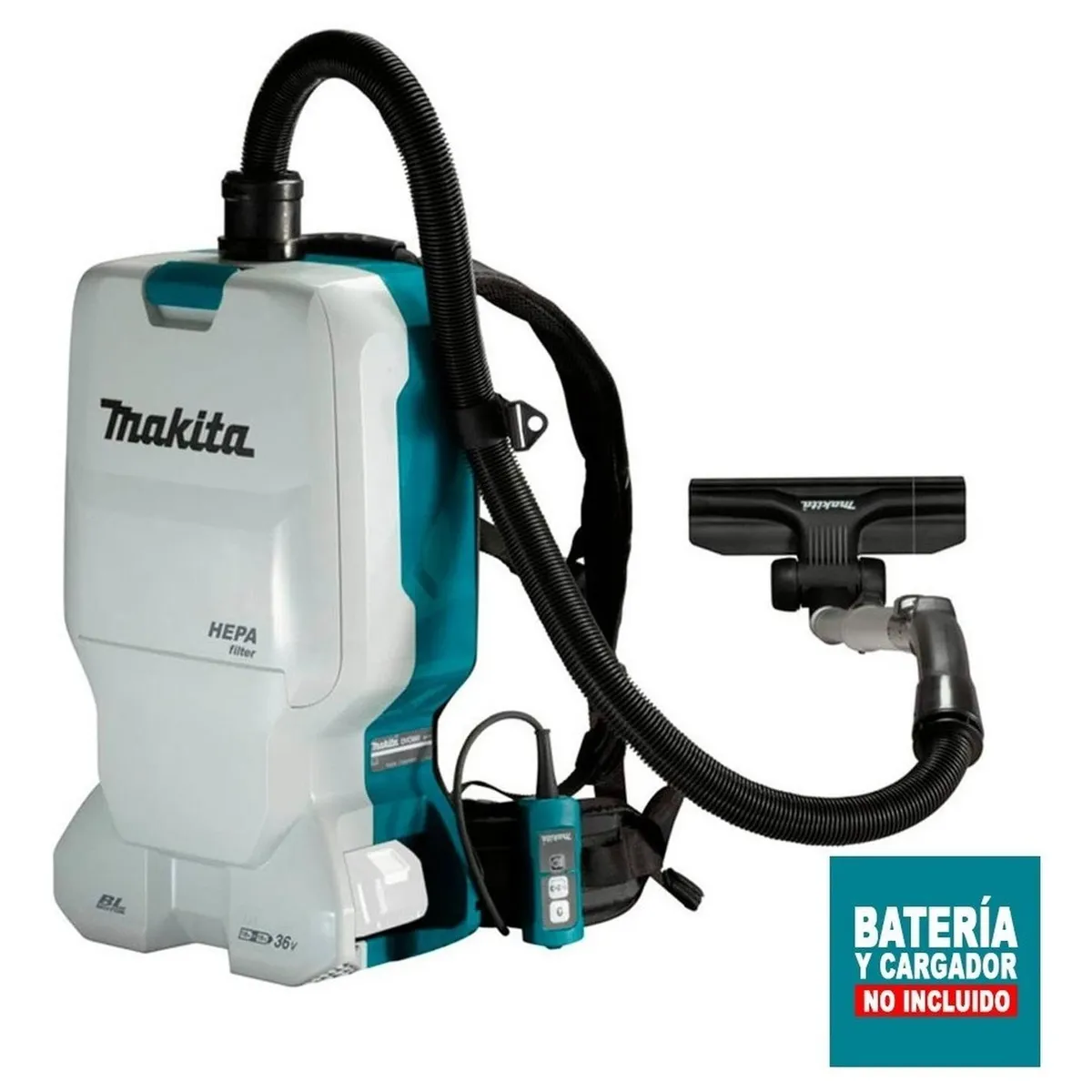 MAKITA - Aspiradora Mochila Profesional Makita DVC660Z HEPA (Baretool)