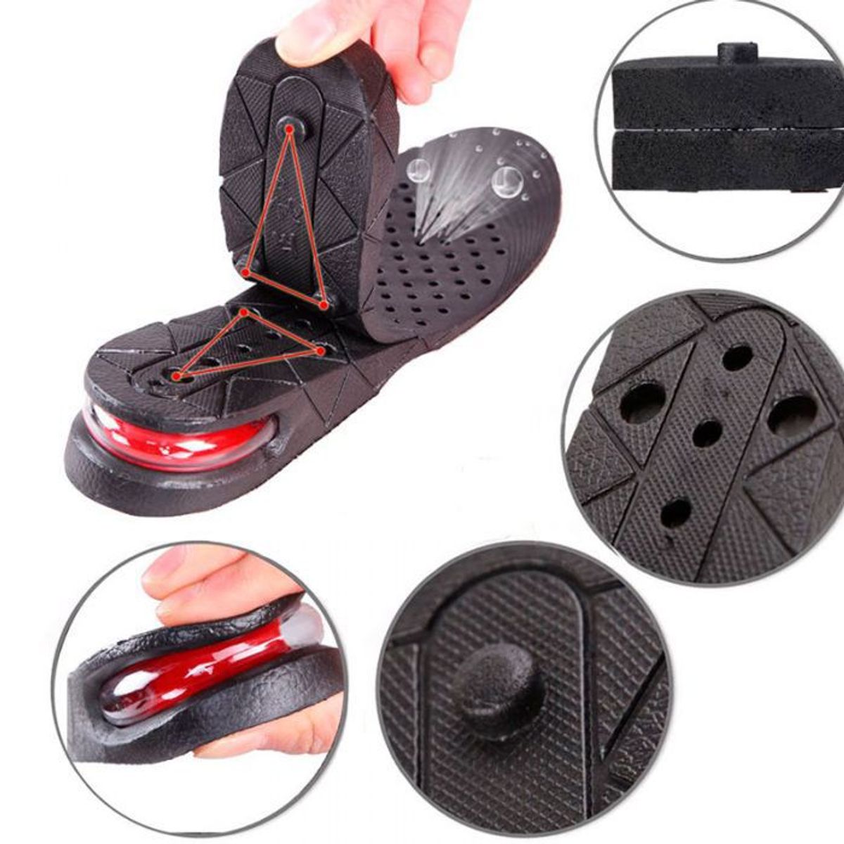 OEM - Plantillas Crece 7cm Elevate Shoes  Cápsula de Aire Mas Alto
