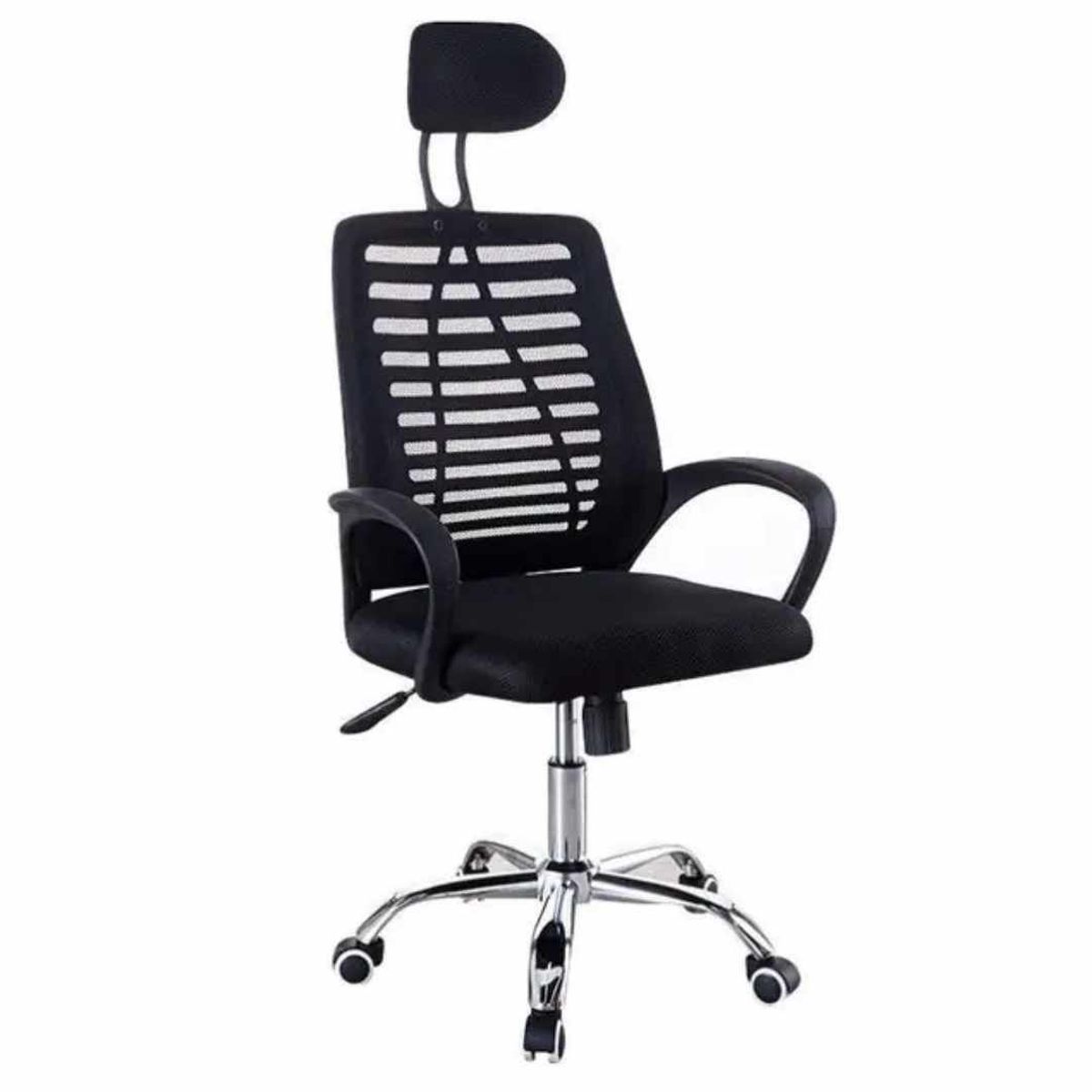 GENERICO - Silla de Oficina Ejecutiva Negro Ergonómica Giratoria C-253