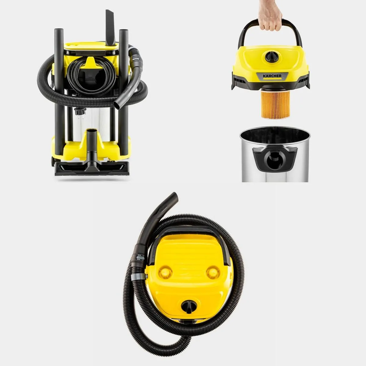 KARCHER - Aspiradora multifuncional karcher seco y húmedo wd3 s