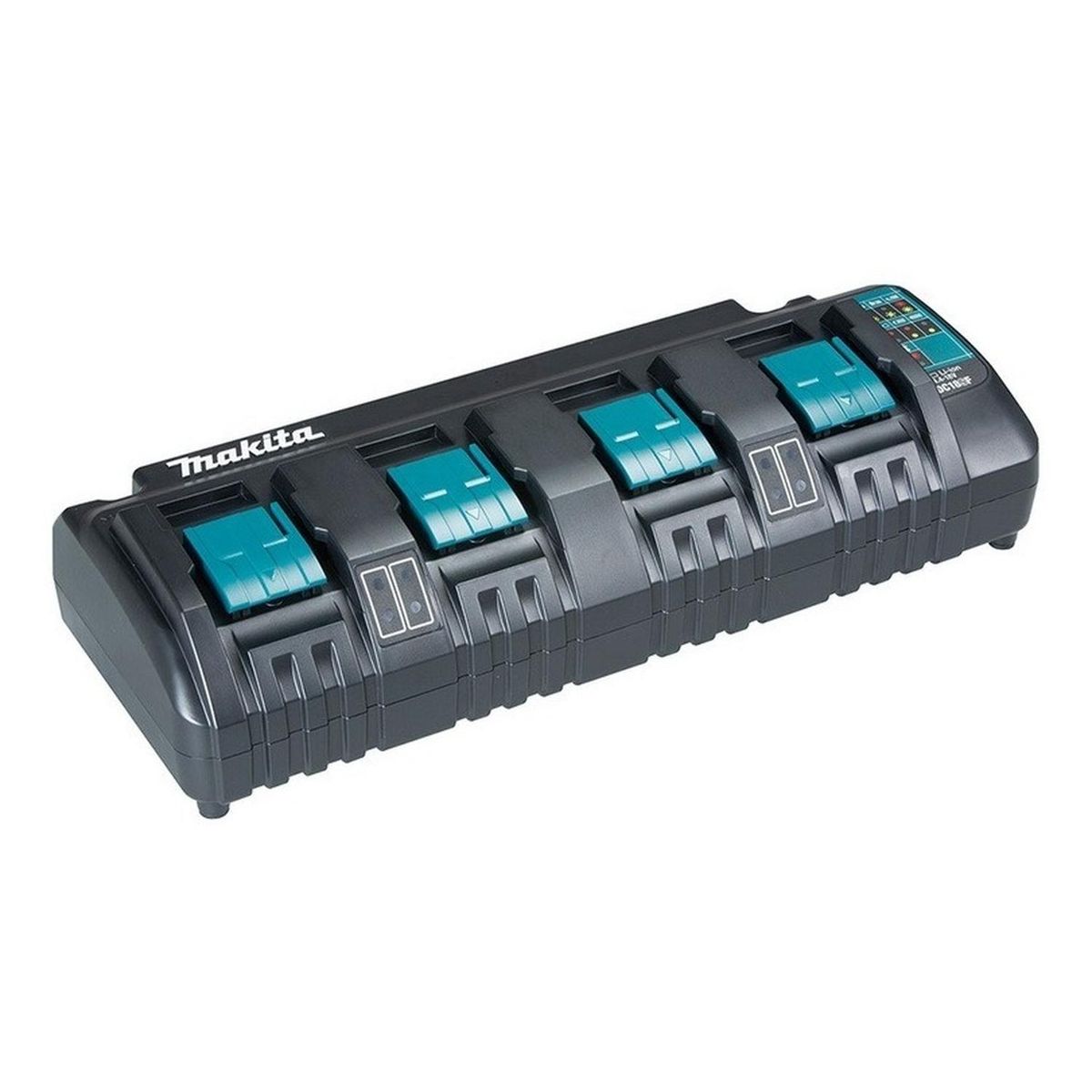 MAKITA - Cargador Múltiple Makita DC18SF 18V 4 Baterías Simultáneas