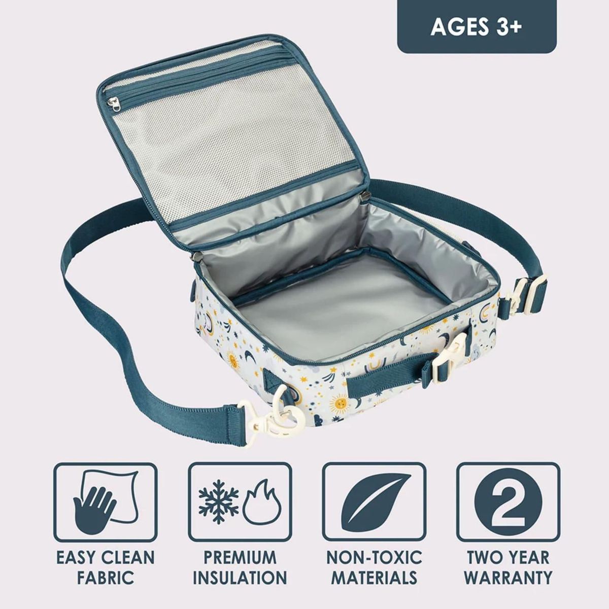 BENTGO - Porta Lonchera Bentgo Kids Lunch Bag - Kids Sky_.