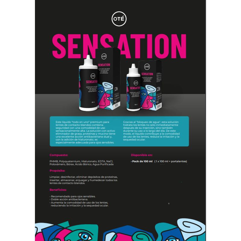 GENERICO - Oté Fine Todo en Uno para Lentes esclerales y Gas Permeable 100ml