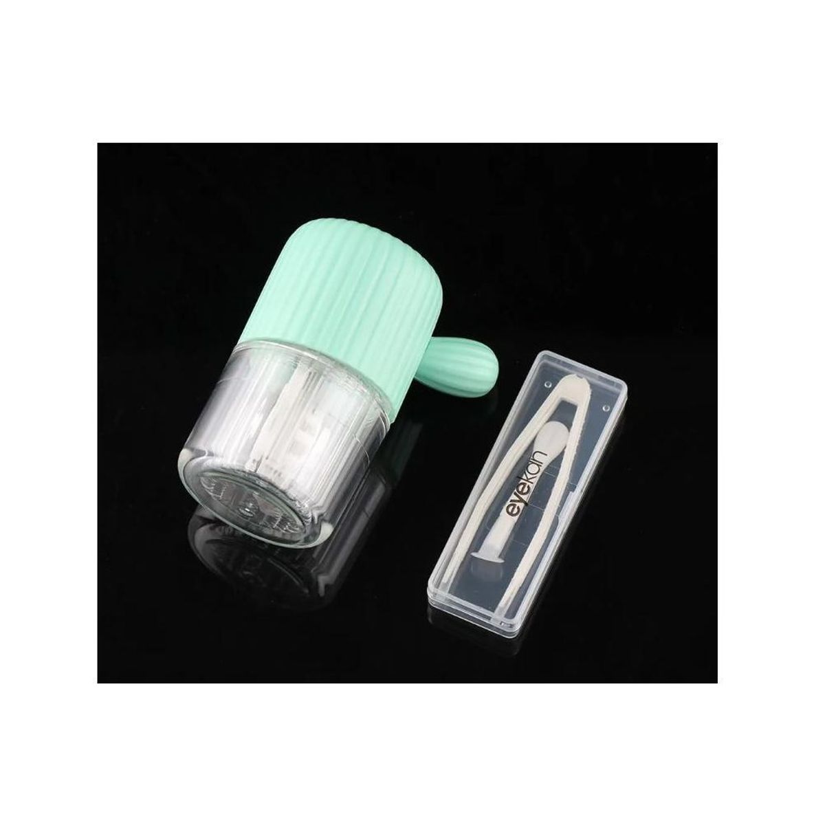 GENERICO - Limpiador de lentes de contacto incluye chupon y pinza