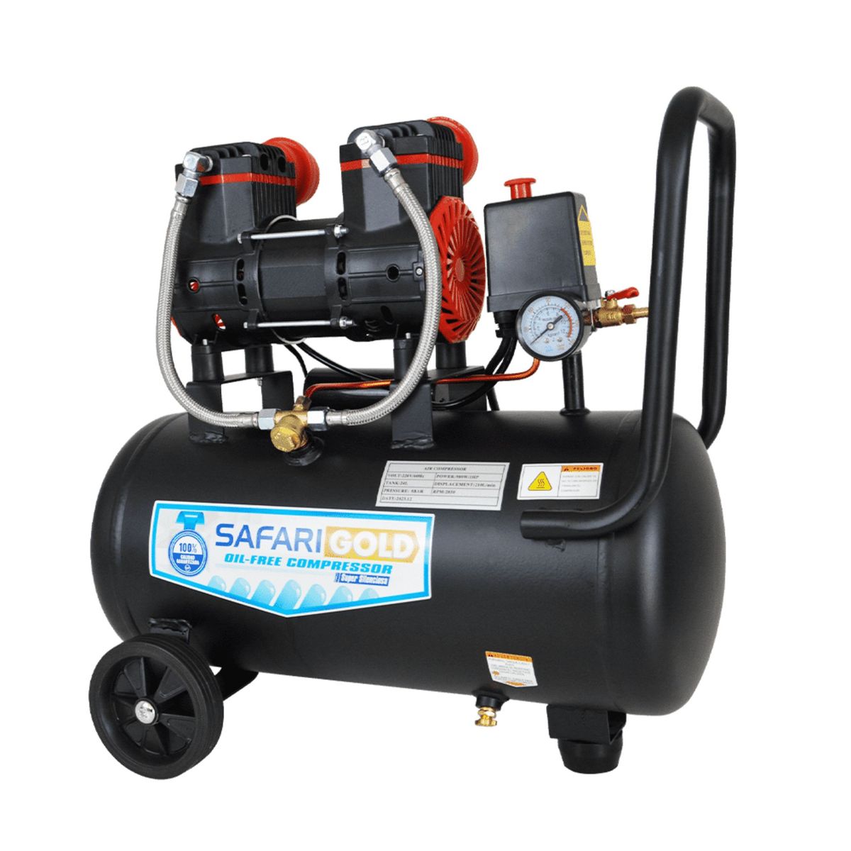 SAFARI - Compresora silenciosa 24 litros Safari