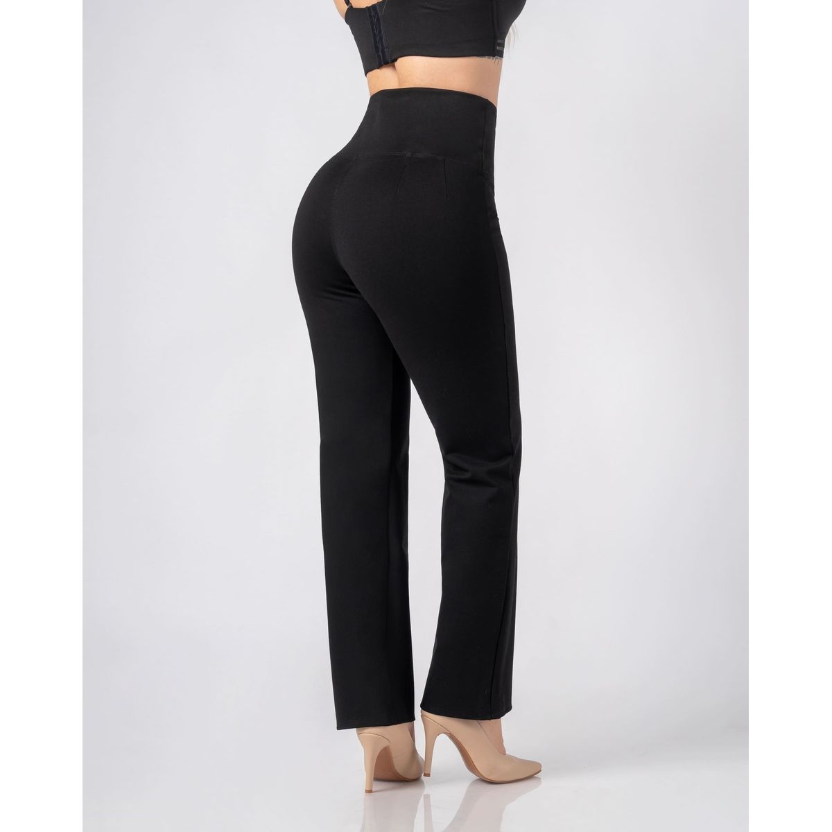 ALYNN - Pantalón fajero ejecutivo negro