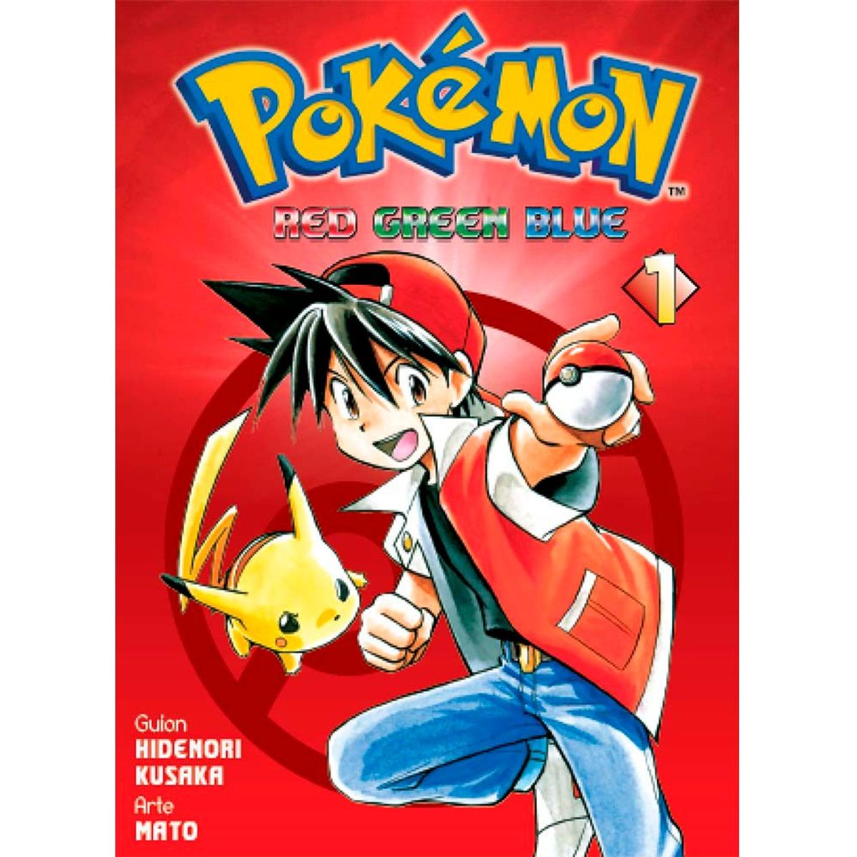PANINI - Manga Pokemon Red Green Blue Tomo 1 - Panini Argentina