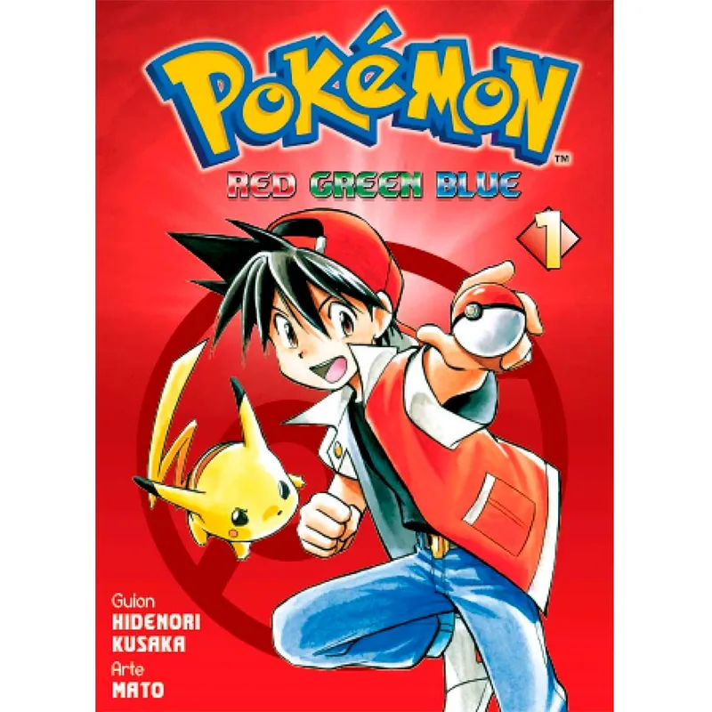 PANINI - Manga Pokemon Red Green Blue Tomo 1 - Panini Argentina