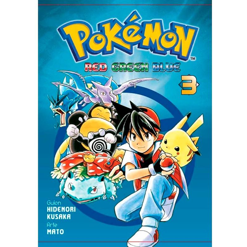 PANINI - Pokemon Red Green Blue Tomo 3 - Manga Panini Argentina