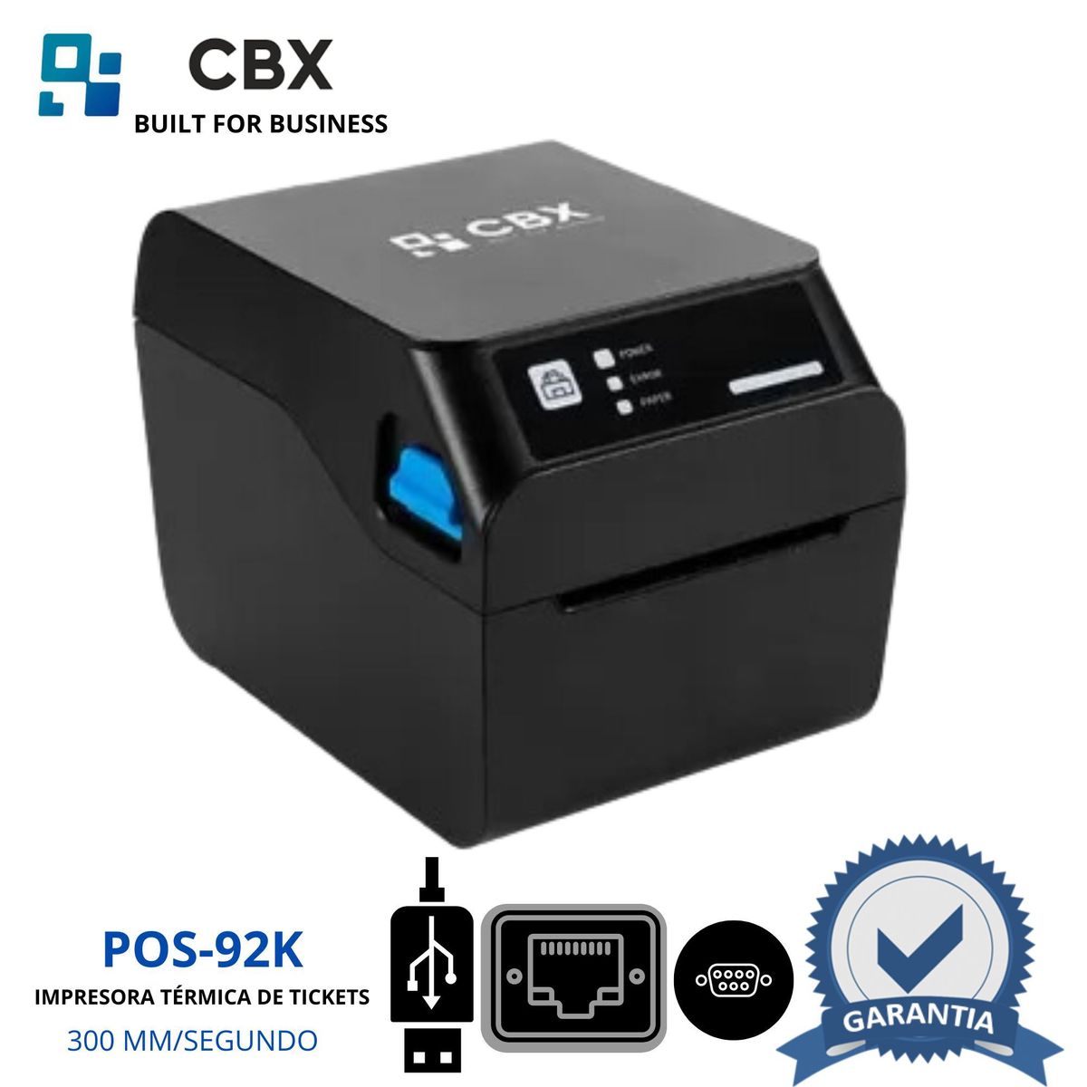 CBX - Impresa térmica de tickets CBX POS-92K cortador automático usb serial