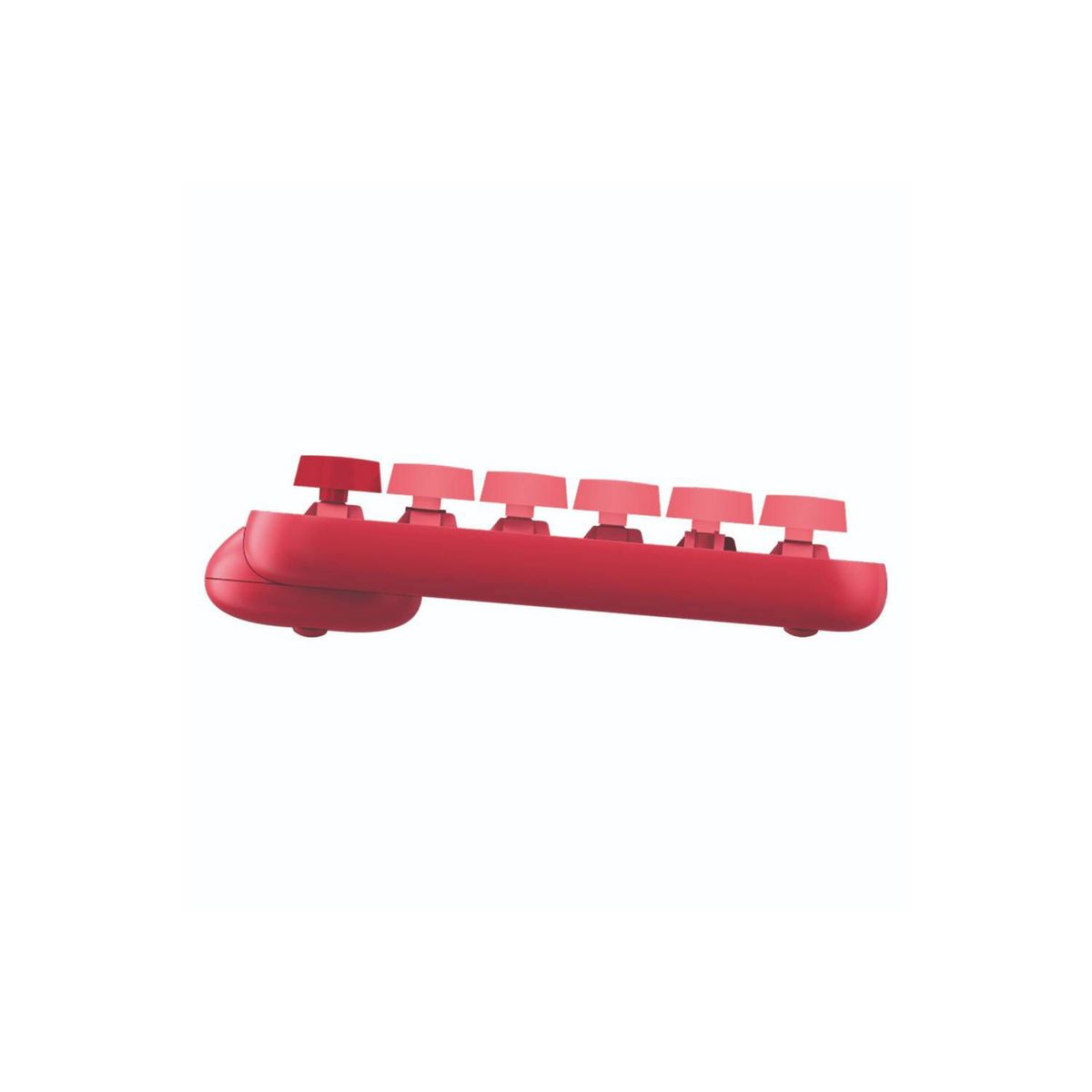 LOGITECH - TECLADO LOGITECH POP KEYS MULTI-DEVICE WIRELESSBT CORAL ROSE