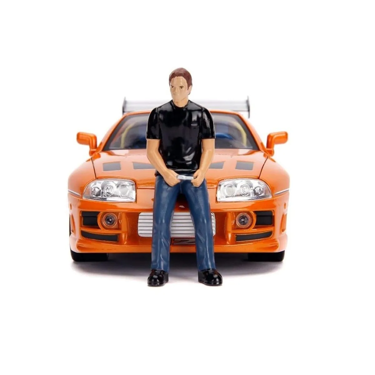 JADA TOYS - AUTO COLECCION TOYOTA SUPRA RAPIDOS Y FURIOSOS 1: 18 CON LUZ