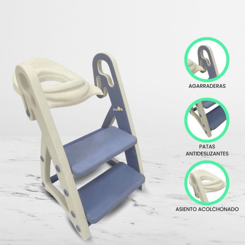 INFANTI - Escalera con Adaptador de Baño »POTTY» Blue  8061