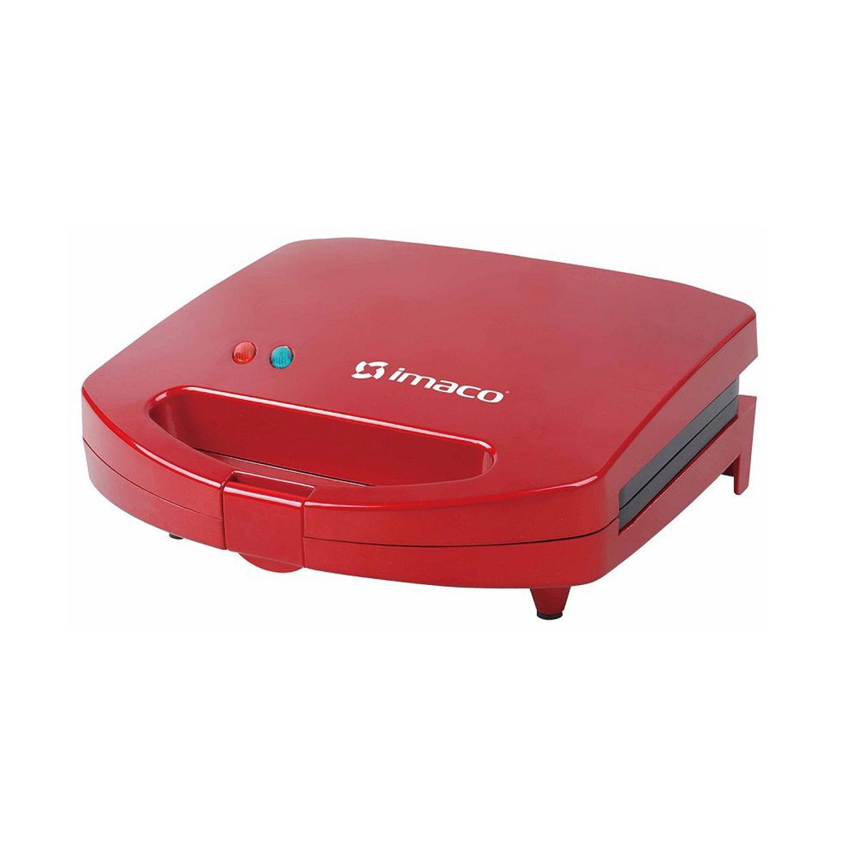 IMACO - Sandwichera Maker de 2 Panes Imaco IST101RM Rojo Metálico
