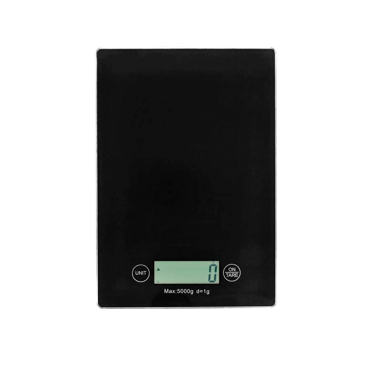 GENERICO - BALANZA GRAMERA DIGITAL NEGRA 5KG DE CAPACIDAD