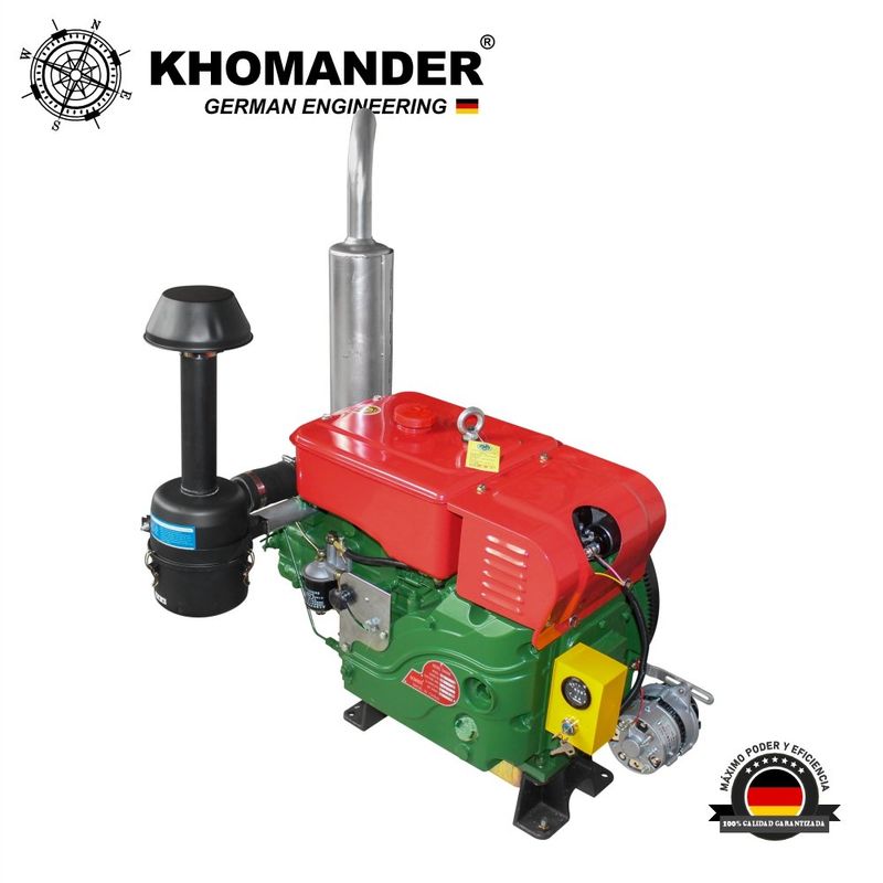 KHOMANDER - MOTOR PETROLERO DIESEL LD 35HP ARRANQUE ELECTRICO - KHOMANDER