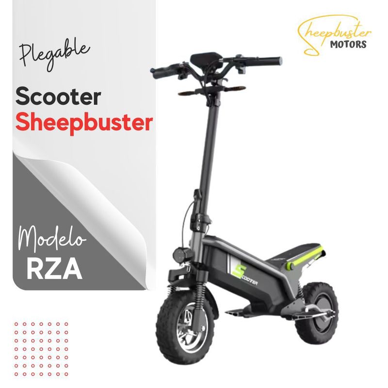 SHEEPBUSTER - Scooter Electrico Rza Verde con Plomo