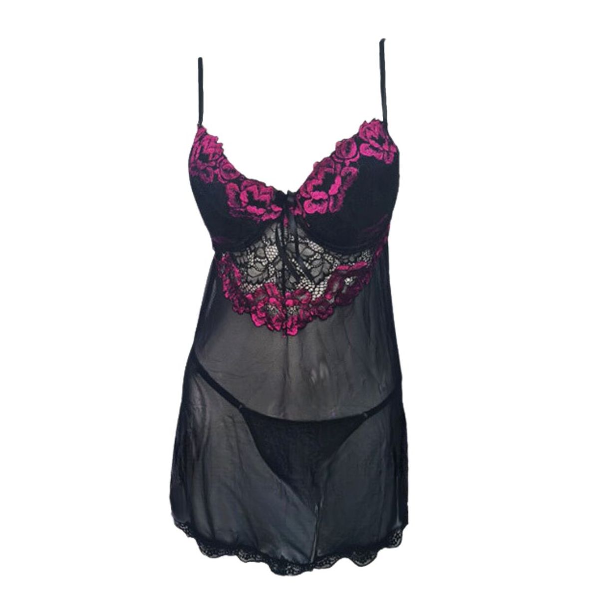 GENERICO - Babydoll Melanie Talla L Lencería fina