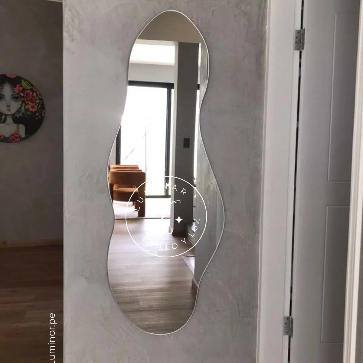 LUMINAR BRILLO & LUZ - Espejo orgánico 60x160cm