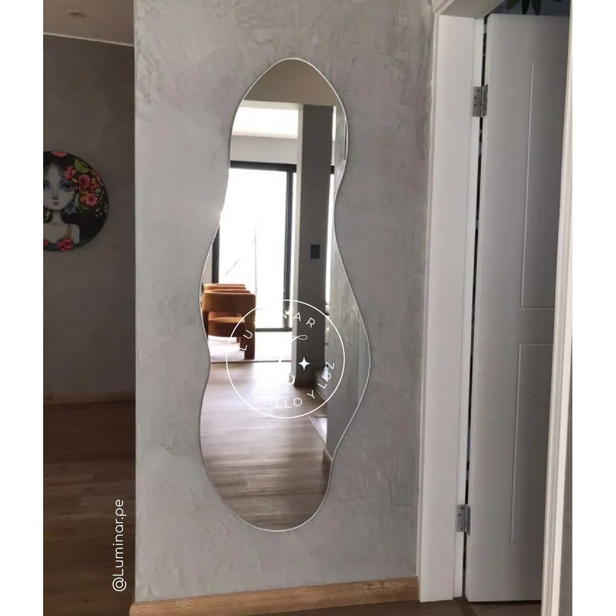 LUMINAR BRILLO & LUZ - Espejo orgánico 60x160cm