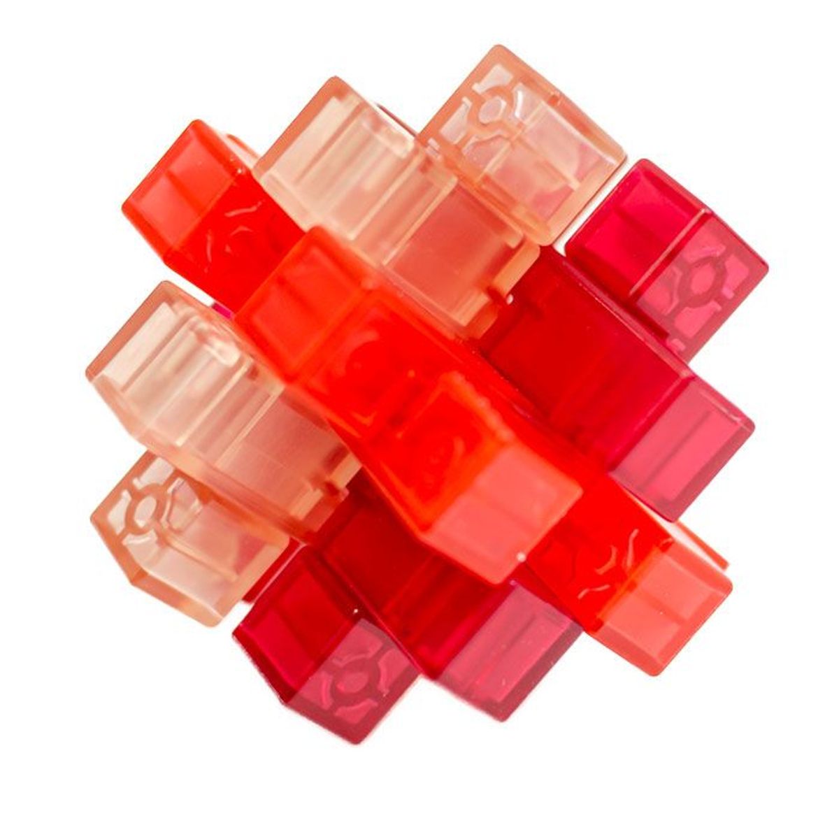 QIYI - Puzzle Kong Ming rompecabeza plástico shape lock QIYI