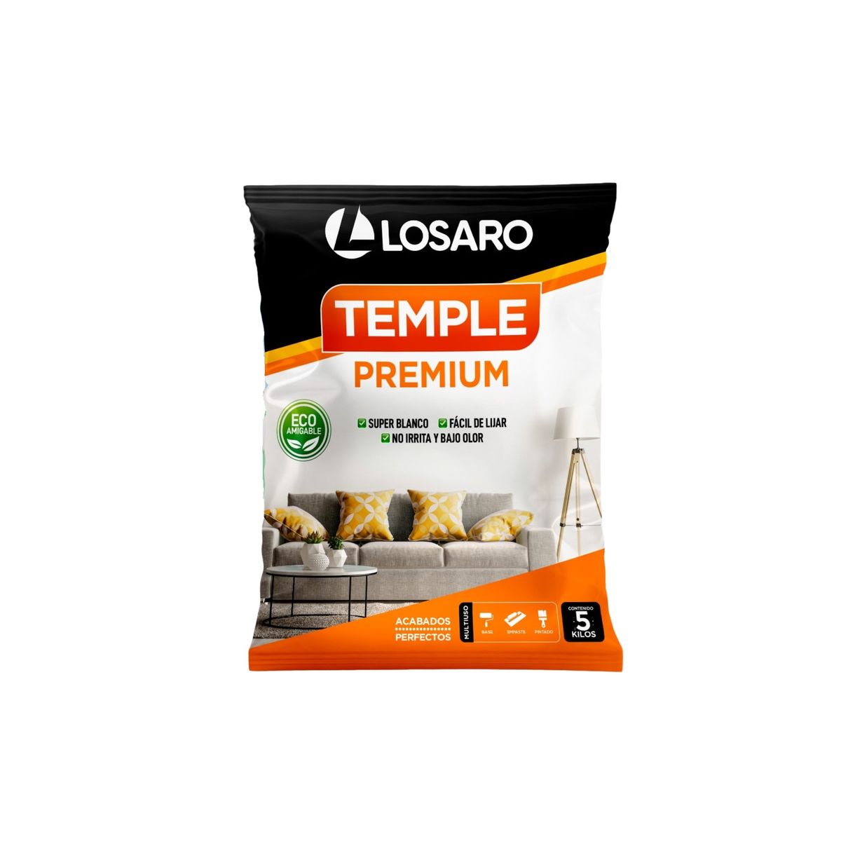 LOSARO - TEMPLE PREMIUM CHICO BOLSA X 5 KG LOSARO