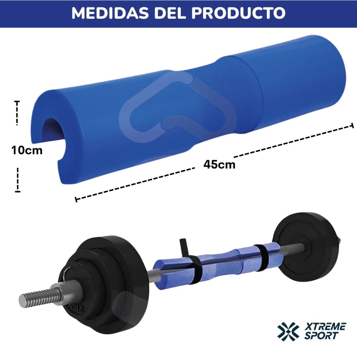 XTREME SPORT - Almohadilla de barra para sentadillas estocadas Protector